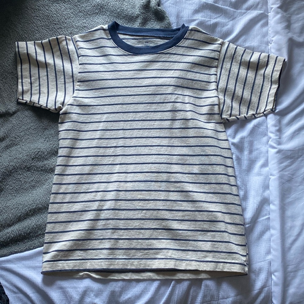 Brandy Melville, navy striped shirt
